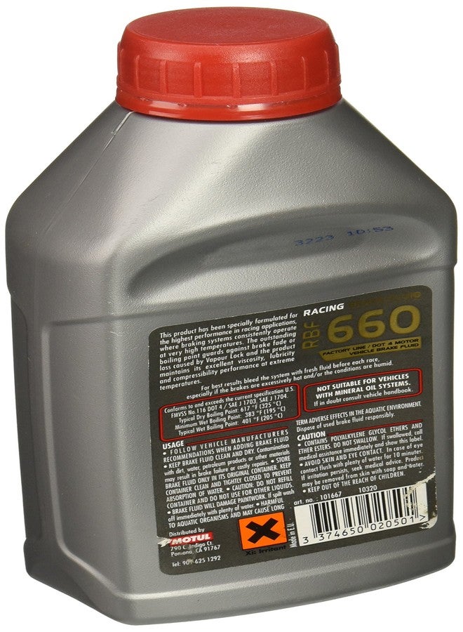 Rbf 660 Dot-4 Racing Brake Fluid 500 mL